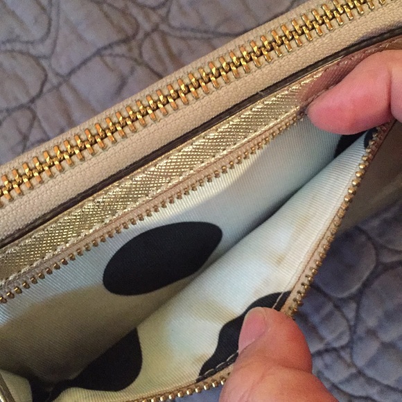 kate spade Bags Kate Spade Gold Wristlet Poshmark